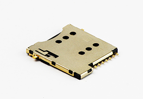 Micro-sim 卡座 H1.35MM 7PIN 沉板0.5MM