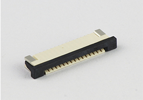 厂家直销FPC连接器1.0mm-15P抽拉下接H:2.5mm 条形连接器