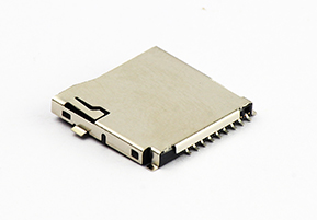 TF卡座  内焊式带弹片  CARD 连接器