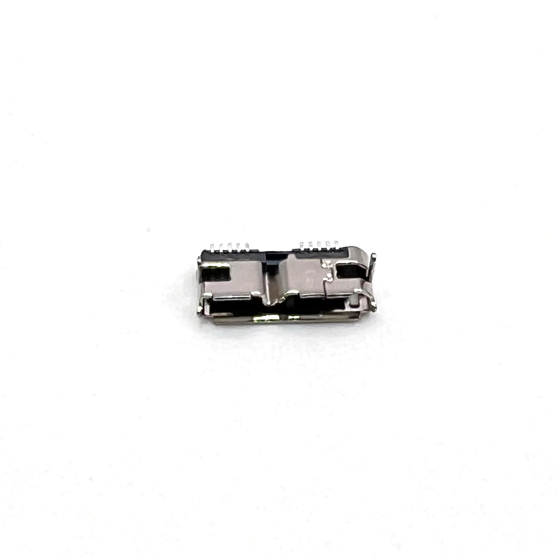 Micro USB 3.0 B/F 卷边，卷装，外壳脚长1.5MM